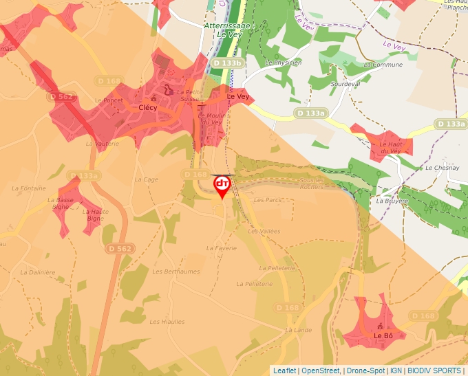 Carte Géoportail pour les drones de loisir