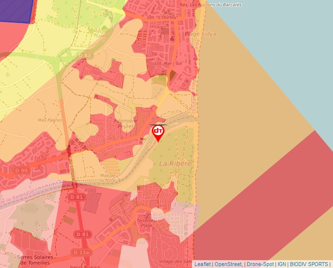 Carte Géoportail pour les drones de loisir