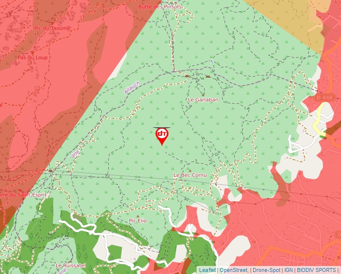 Carte Géoportail pour les drones de loisir