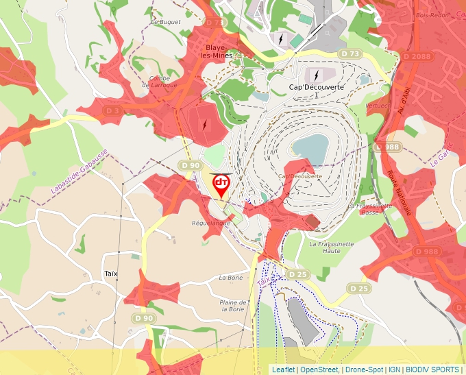 Carte Géoportail pour les drones de loisir