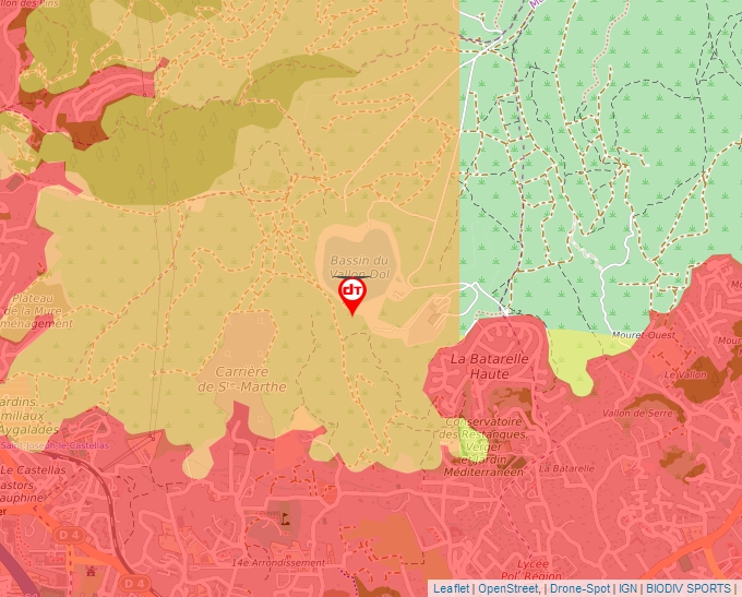 Carte Géoportail pour les drones de loisir