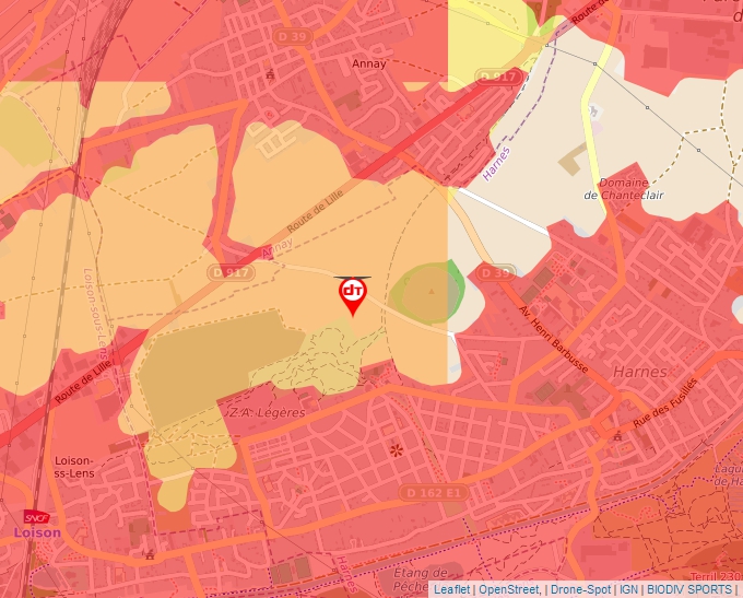 Carte Géoportail pour les drones de loisir