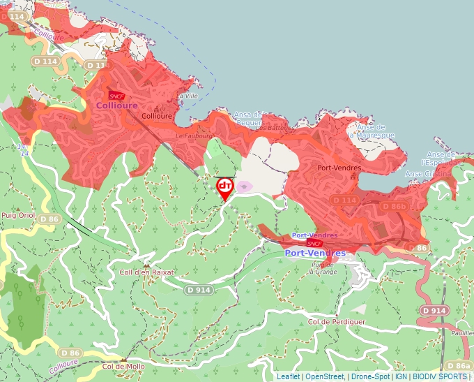 Carte Géoportail pour les drones de loisir