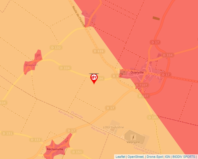 Carte Géoportail pour les drones de loisir