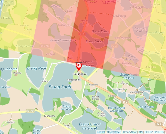 Carte Géoportail pour les drones de loisir