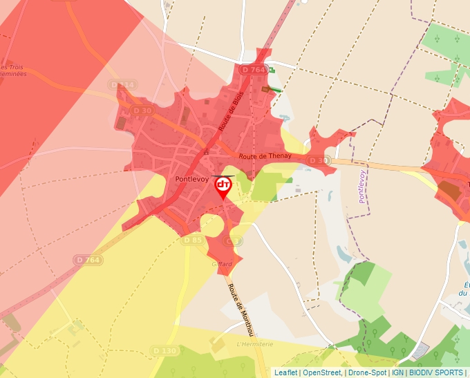 Carte Géoportail pour les drones de loisir