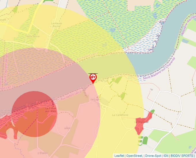 Carte Géoportail pour les drones de loisir