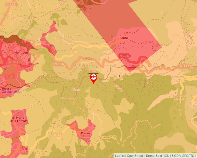 Carte Géoportail pour les drones de loisir