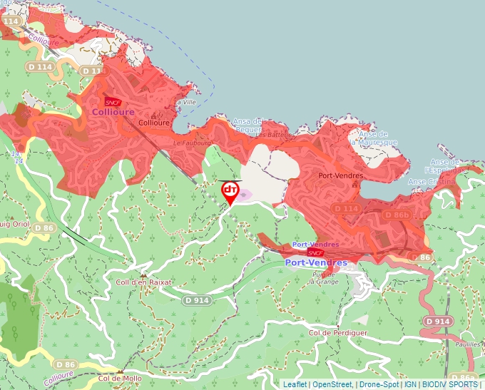 Carte Géoportail pour les drones de loisir