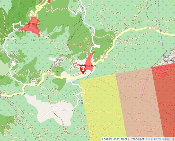 Carte Géoportail pour les drones de loisir