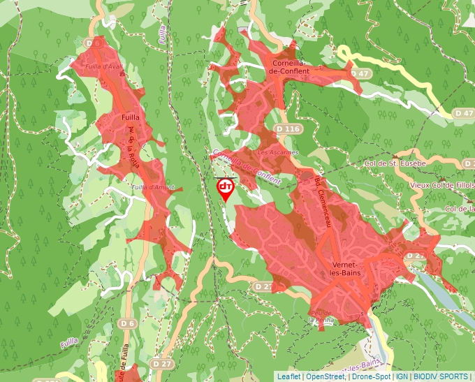 Carte Géoportail pour les drones de loisir