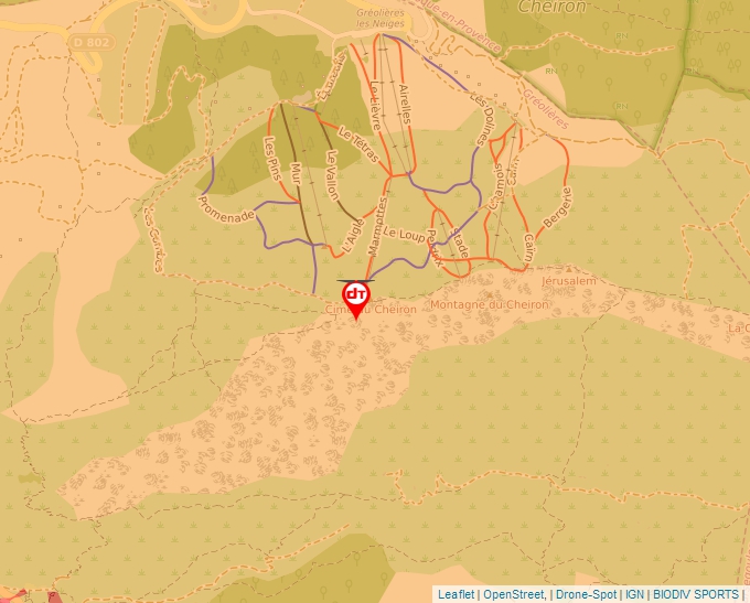 Carte Géoportail pour les drones de loisir