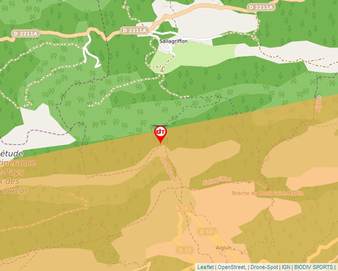 Carte Géoportail pour les drones de loisir