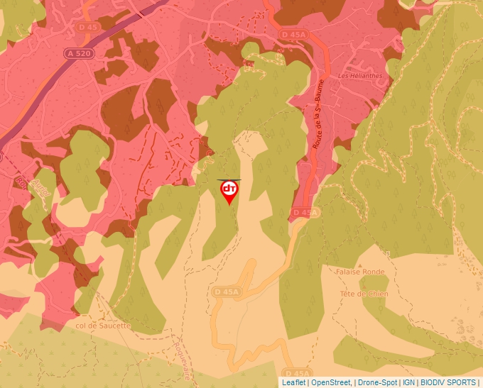 Carte Géoportail pour les drones de loisir