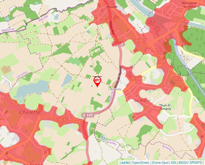 Carte Géoportail pour les drones de loisir