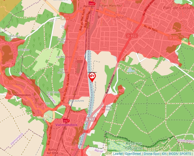 Carte Géoportail pour les drones de loisir