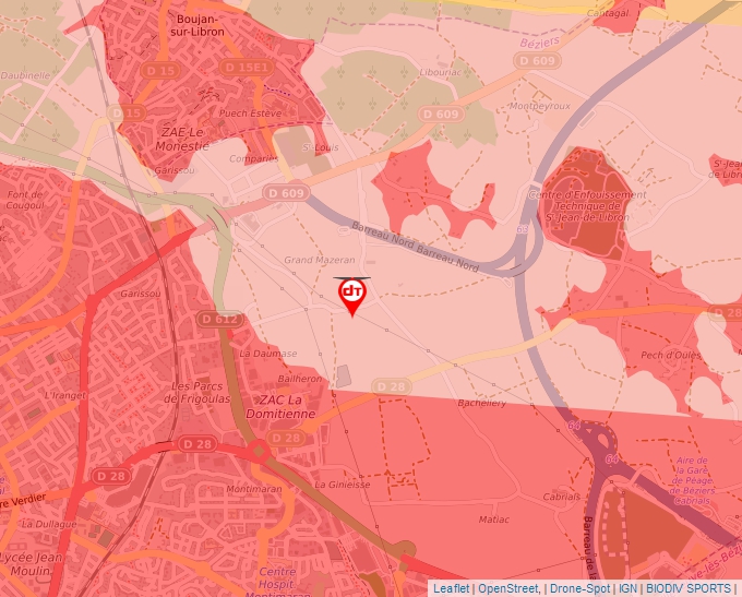 Carte Géoportail pour les drones de loisir