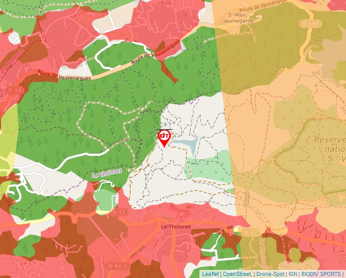 Carte Géoportail pour les drones de loisir