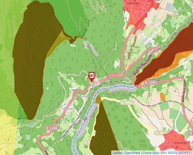 Carte Géoportail pour les drones de loisir