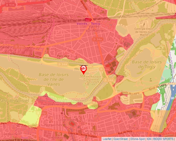 Carte Géoportail pour les drones de loisir