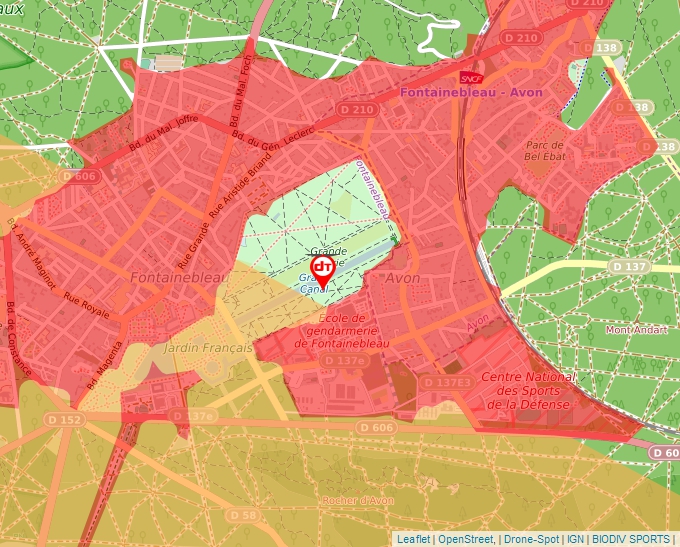 Carte Géoportail pour les drones de loisir