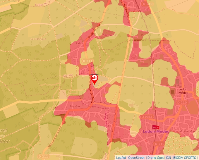 Carte Géoportail pour les drones de loisir