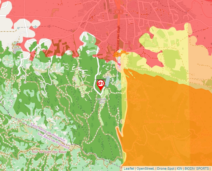 Carte Géoportail pour les drones de loisir