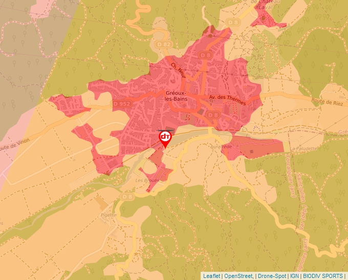 Carte Géoportail pour les drones de loisir