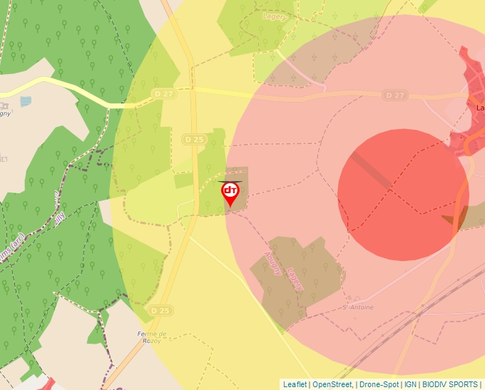 Carte Géoportail pour les drones de loisir