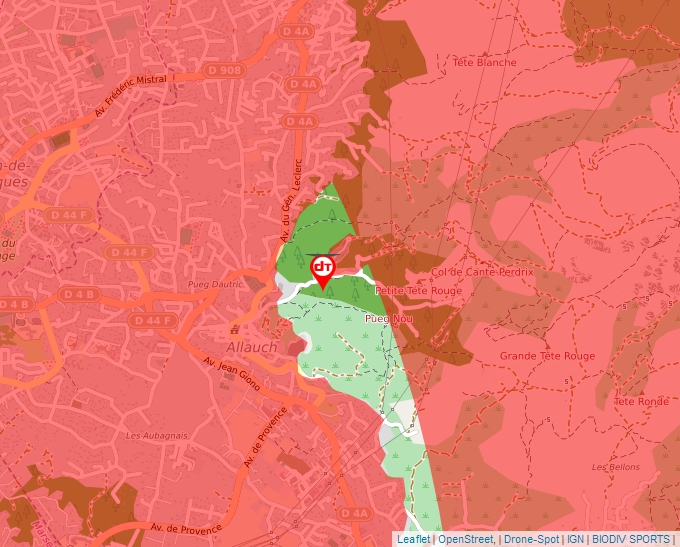 Carte Géoportail pour les drones de loisir