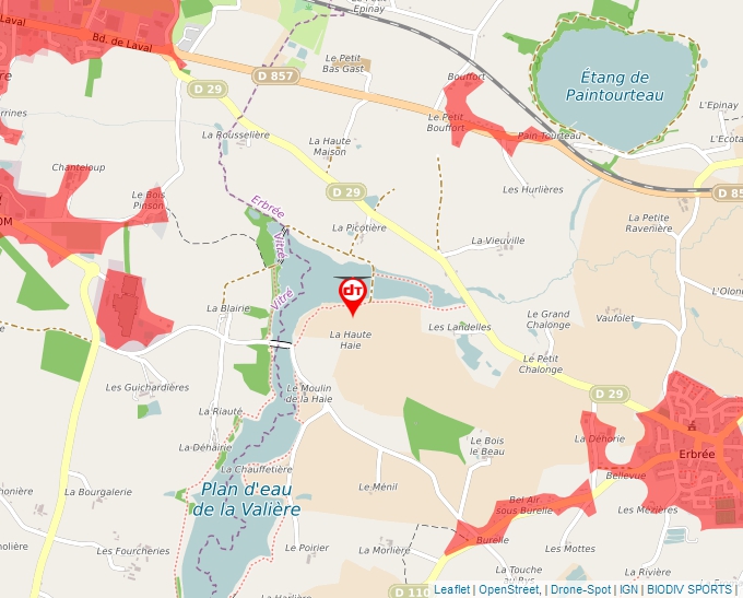 Carte Géoportail pour les drones de loisir