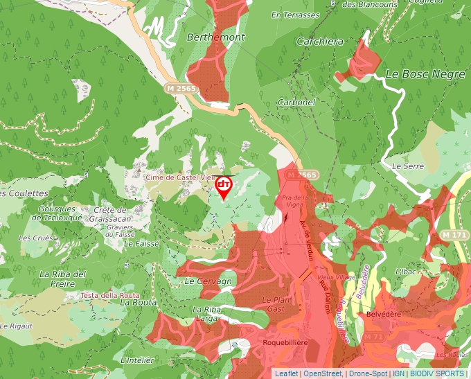 Carte Géoportail pour les drones de loisir