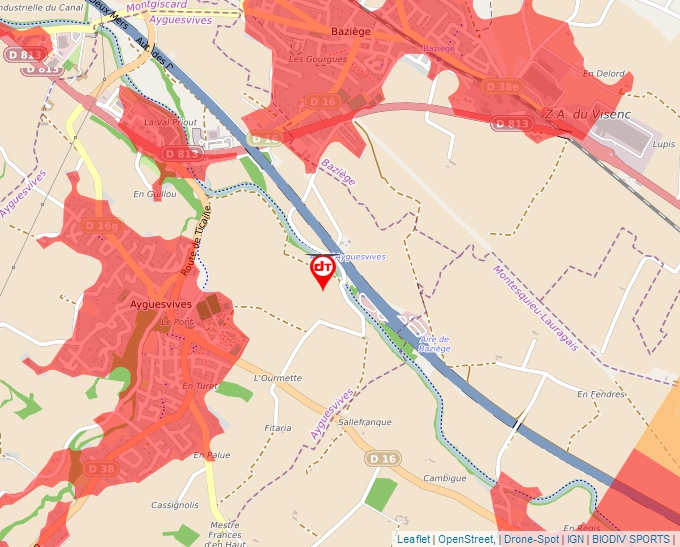 Carte Géoportail pour les drones de loisir