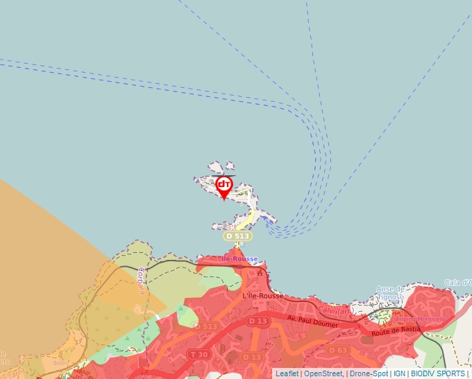 Carte Géoportail pour les drones de loisir