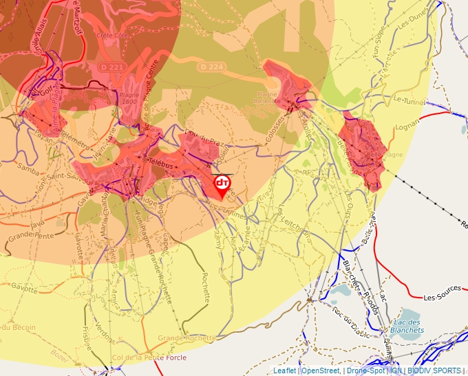 Carte Géoportail pour les drones de loisir