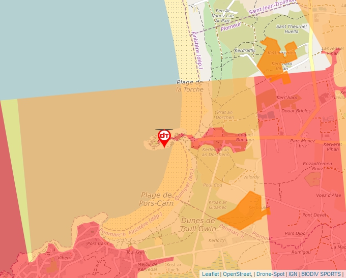 Carte Géoportail pour les drones de loisir