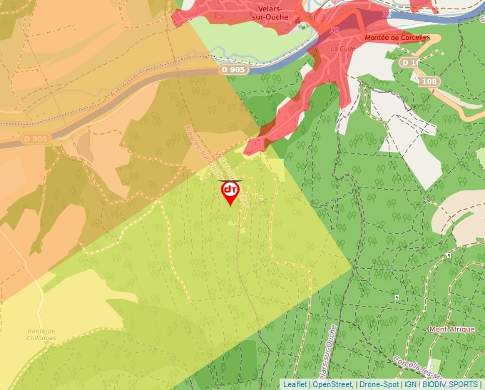 Carte Géoportail pour les drones de loisir