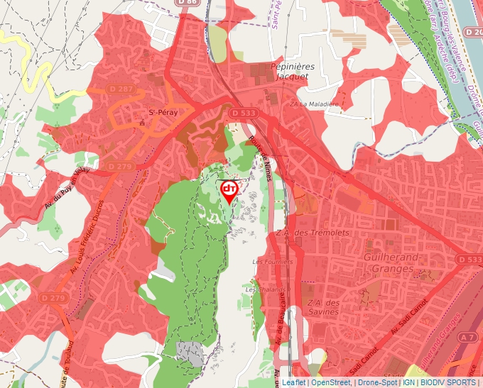 Carte Géoportail pour les drones de loisir