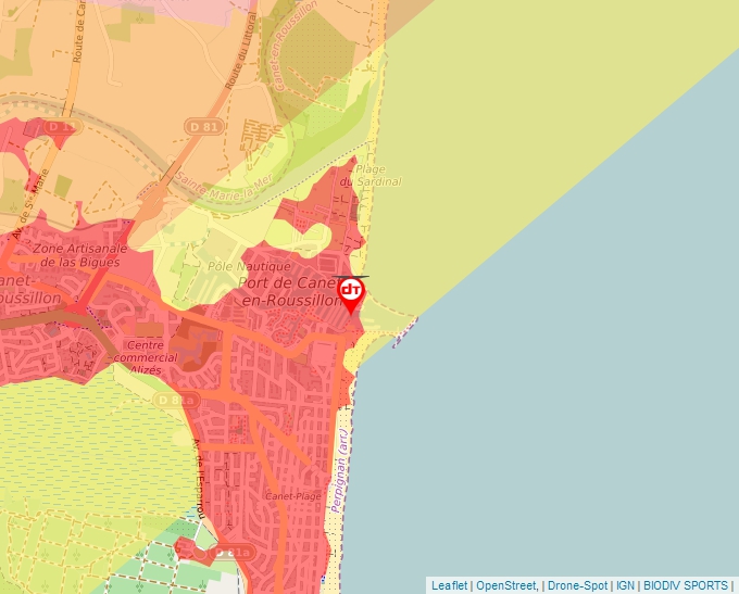 Carte Géoportail pour les drones de loisir