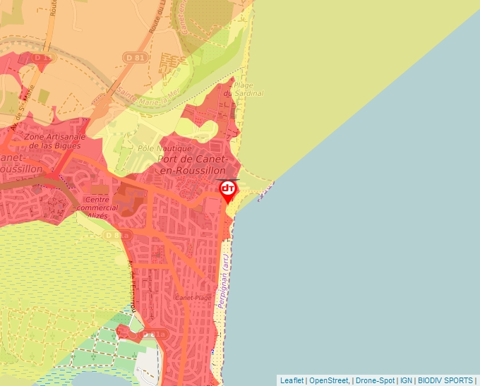 Carte Géoportail pour les drones de loisir