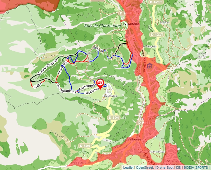 Carte Géoportail pour les drones de loisir