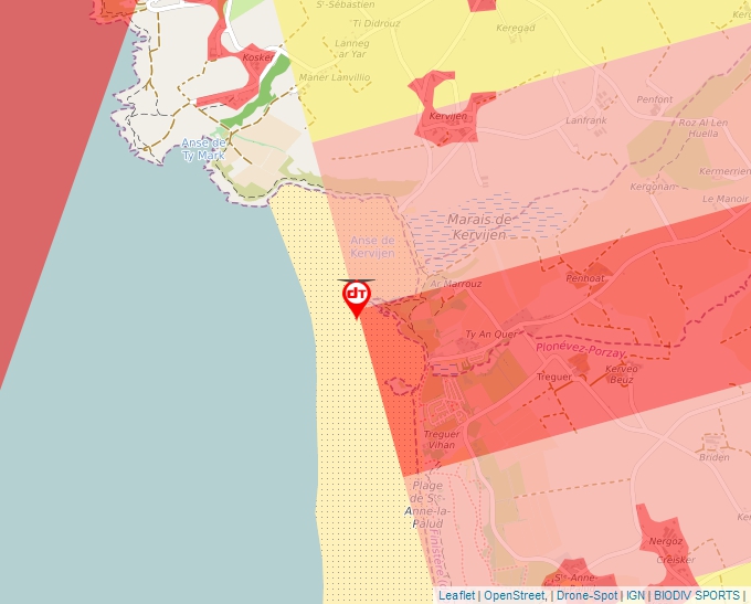 Carte Géoportail pour les drones de loisir