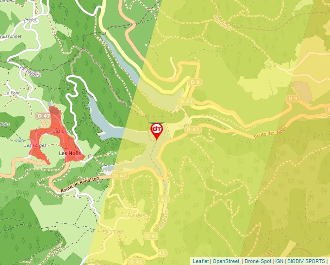 Carte Géoportail pour les drones de loisir