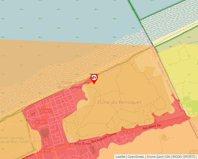 Carte Géoportail pour les drones de loisir