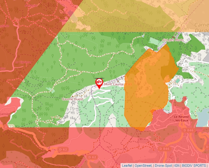 Carte Géoportail pour les drones de loisir