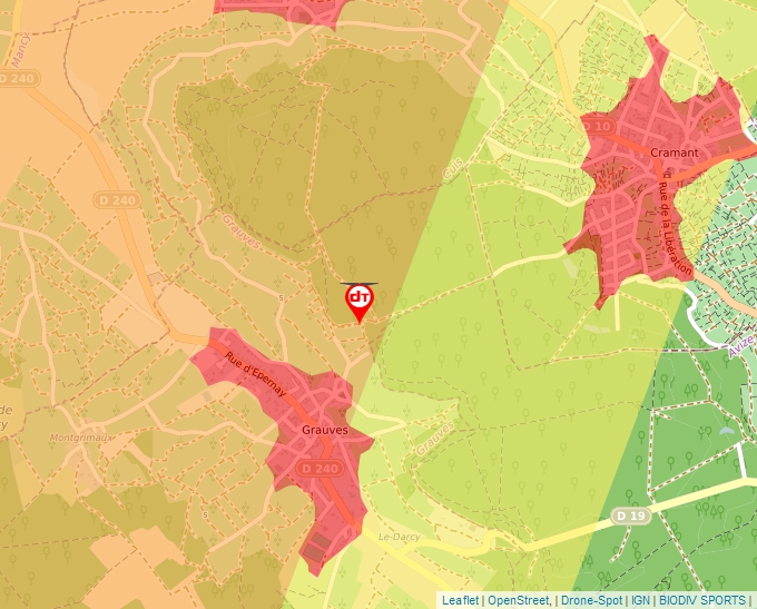 Carte Géoportail pour les drones de loisir