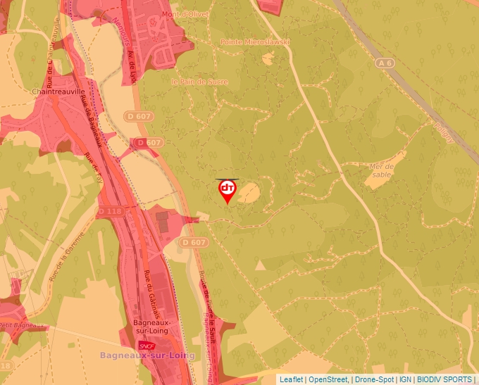 Carte Géoportail pour les drones de loisir