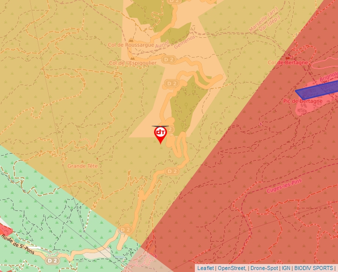 Carte Géoportail pour les drones de loisir