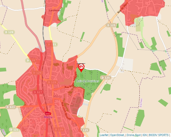 Carte Géoportail pour les drones de loisir