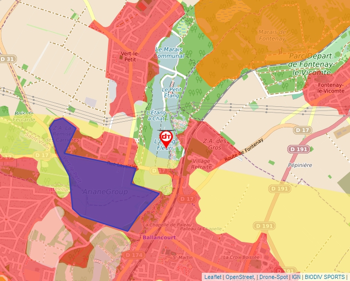 Carte Géoportail pour les drones de loisir